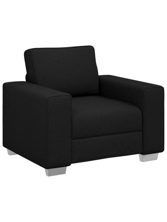 Křeslo černé 59 cm textil