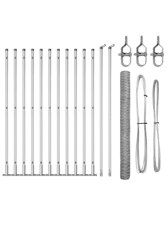 Plotový set sada 2 pozinkovaná ocel 25 x 1,5 m odolný