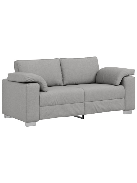 Dvojsedák cloud grey 140 cm textil