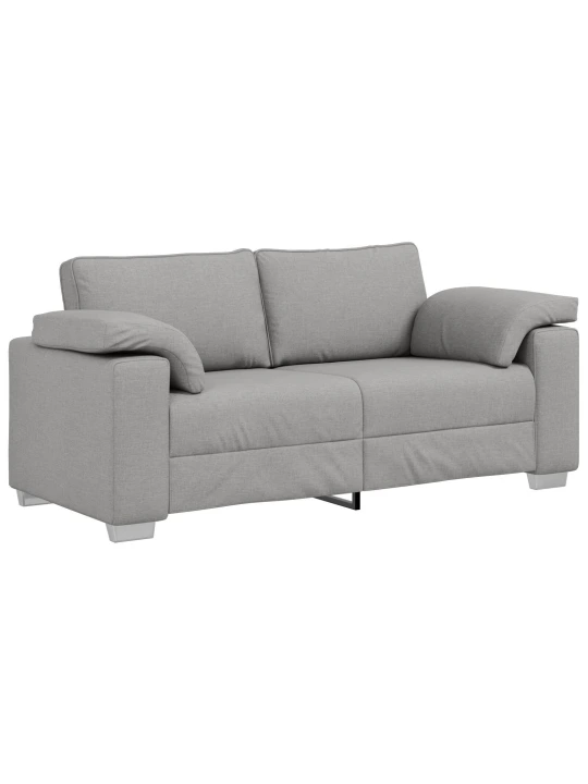 Dvojsedák cloud grey 140 cm textil