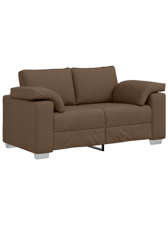 Pohovka loveseat hnědá 120 cm z