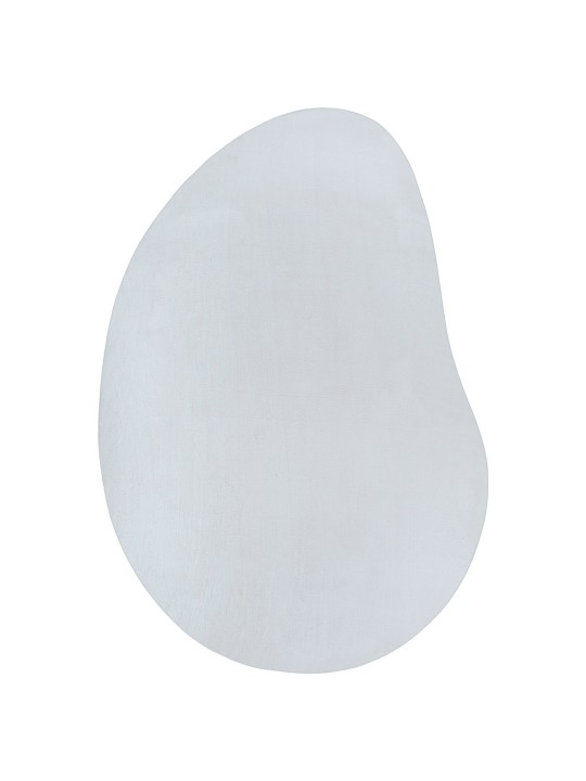 Oblastní koberec šedý 80x150 cm polyester protiskluzový
