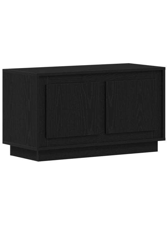 Televizní stolek černý dub 80x35x45 cm dřevěné materiály