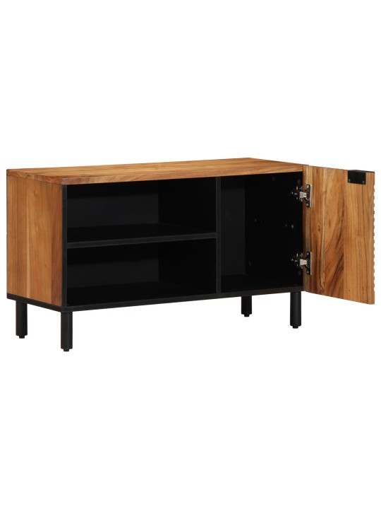 Tv skříň 80x31,5x46 cm z masivního akáciového dřeva