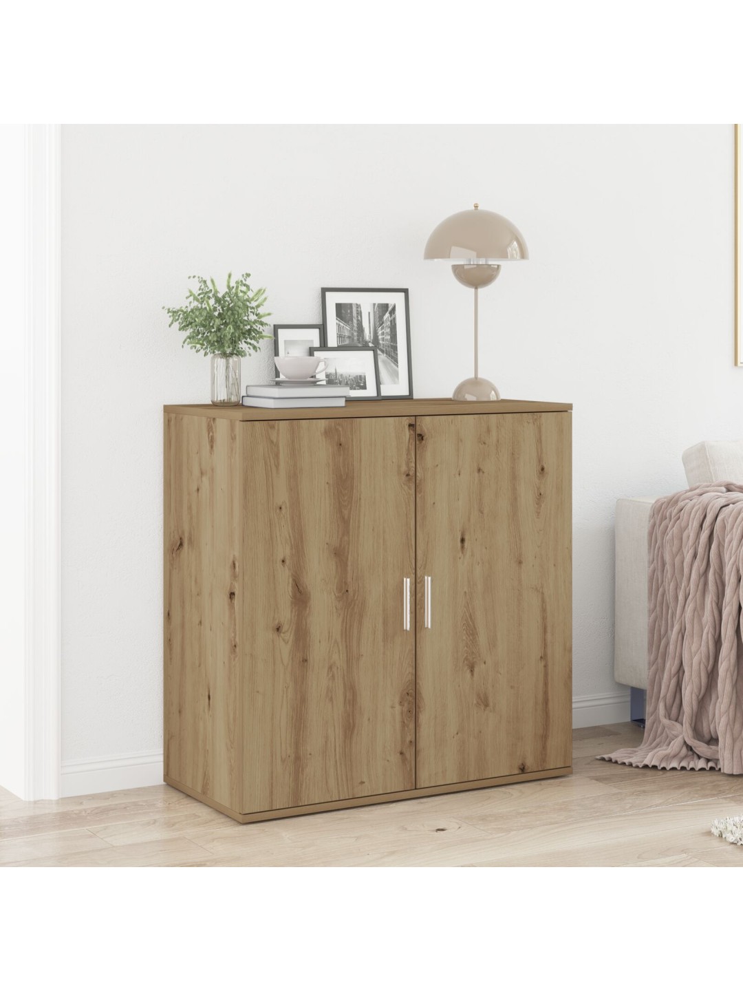 Boční skříň artisan dub 79x38x80 cm zpracované dřevo