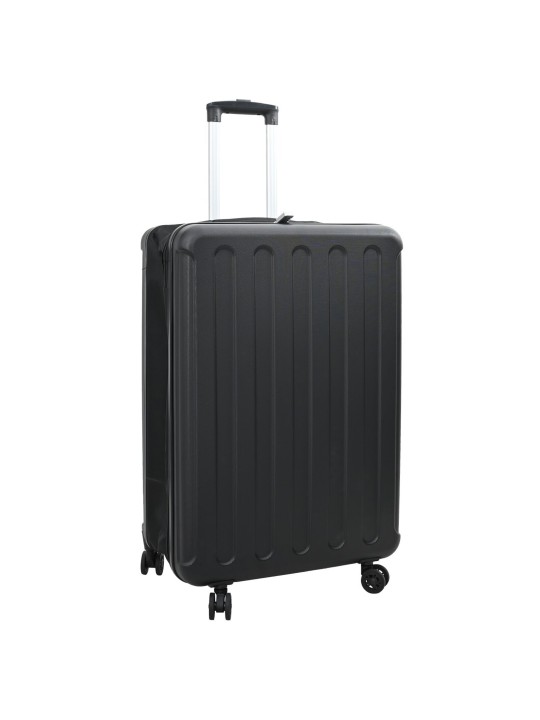 Skládací kufr tvrdý 28'' černý 50x30x76 cm abs