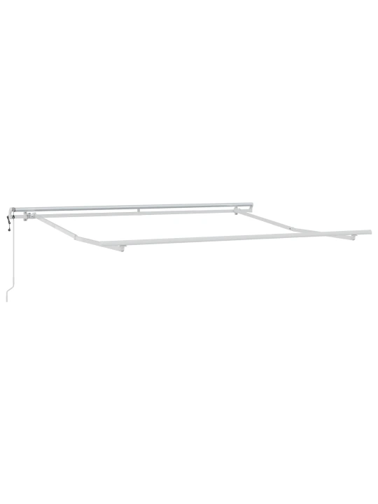 Automatická odsuvná markýza s pruhy v různých barvách, 350x250 cm