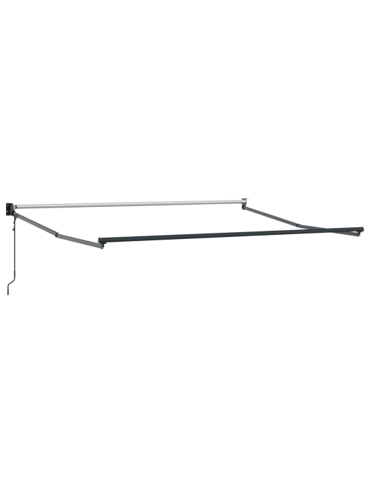 Automatická zasouvací markýza pruhovaná 350x250 cm