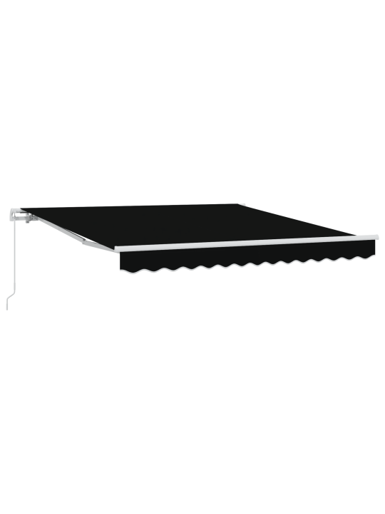 Manuální výsuvná markýza černá 350x250 cm