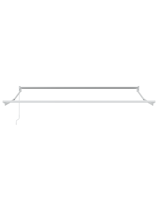 Manuální výsuvná markýza zelená a žlutá 350x250 cm, náhradní tkanina markýzy pro rám 3,5x2,5 m zelená a žlutá