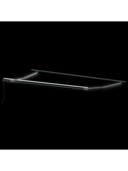 Automatická výsuvná markýza s led vícenásobným pruhem 400x300 cm