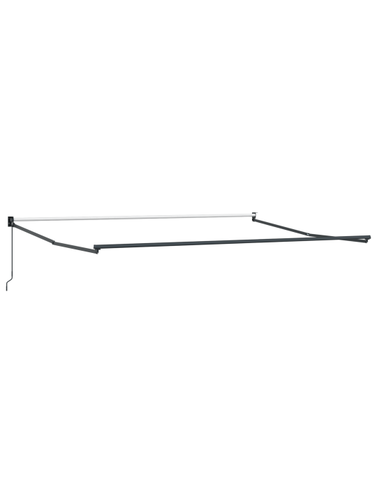Automatická vysouvací markýza žlutá a oranžová 400x350 cm