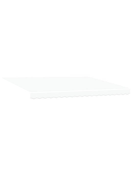 Automatická výsuvná markýza bílá 450x300 cm, náhradní látka na markýzu pro rám 4.5x3 m bílá