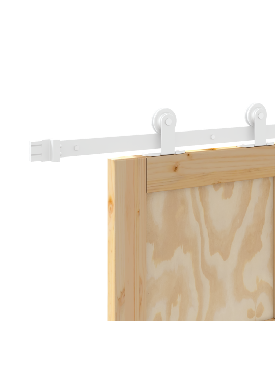 Posuvné dveře s hardwarem setem orkdal z masivního borového dřeva, vnitřní dveře 'orkdal'78x232x4 cm z masivního borového dřeva