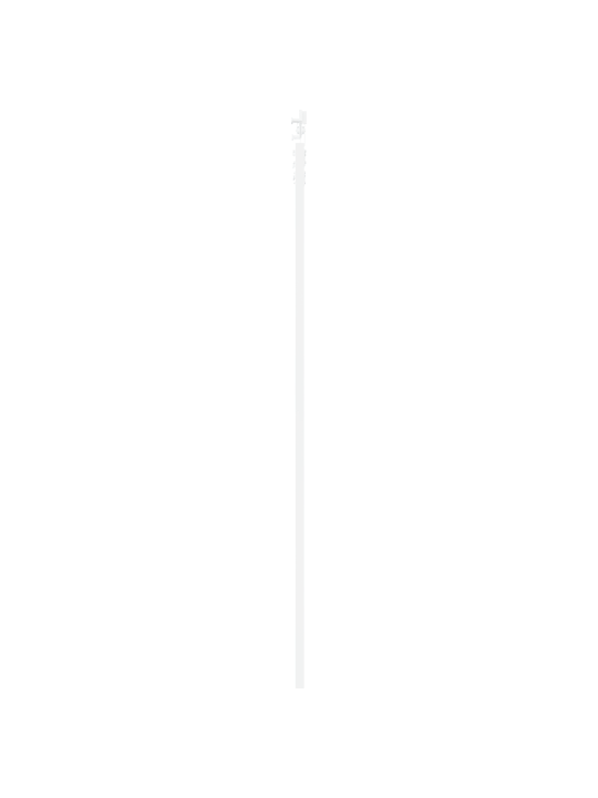 Posuvné dveře se sadou kování bílé 78x232 cm masivní borovice, interiérové dveře 'orkdal'bílé 78x232x4 cm masivní borovice