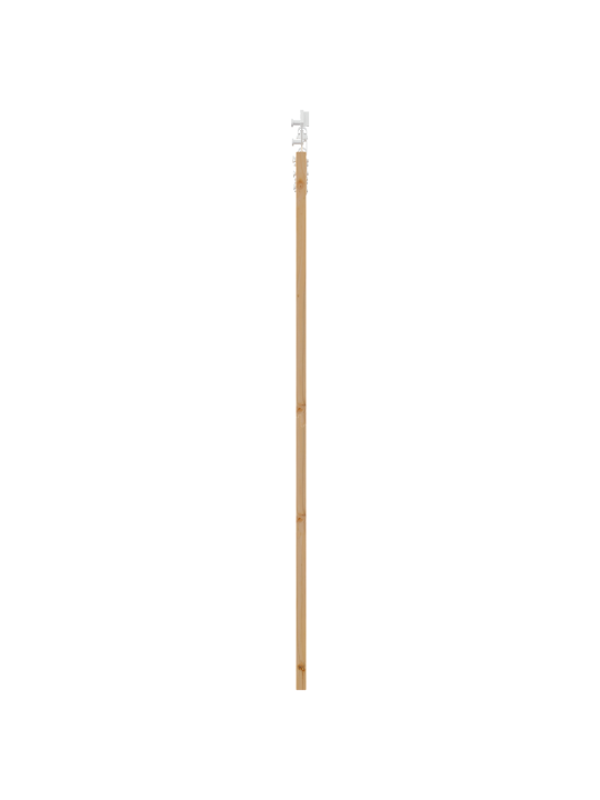 Posuvné dveře s kování 83x202 cm masivní borové dřevo