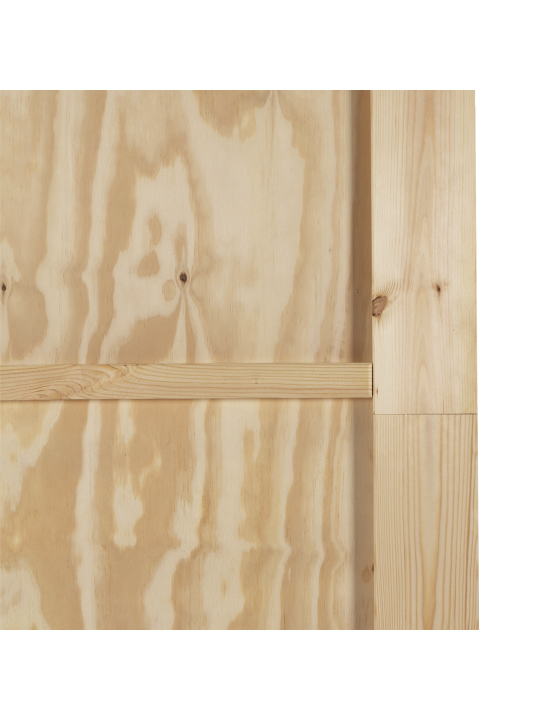 Posuvné dveře s hardwarem 61x198,5 cm z masivního borového dřeva, vnitřní dveře 'orkdal'61x198,5 cm z masivního borového dřeva