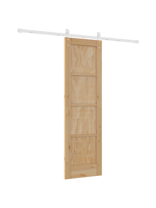 Posuvné dveře s hardwarem 61x198,5 cm z masivního borového dřeva, vnitřní dveře 'orkdal'61x198,5 cm z masivního borového dřeva