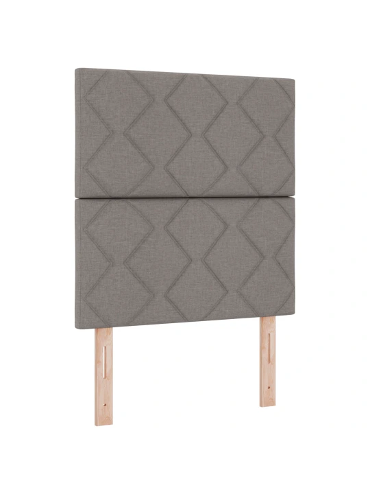 Čelo postele s diamantovými bloky hnědá 80 cm látka, čelo postele s diamantovými bloky hnědá 160 cm látka
