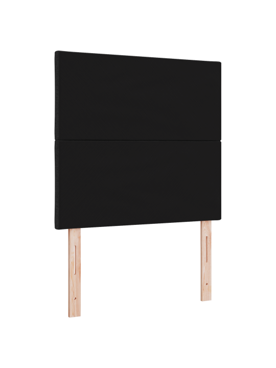 Čelo postele diamantové bloky design černé 90 cm tkanina