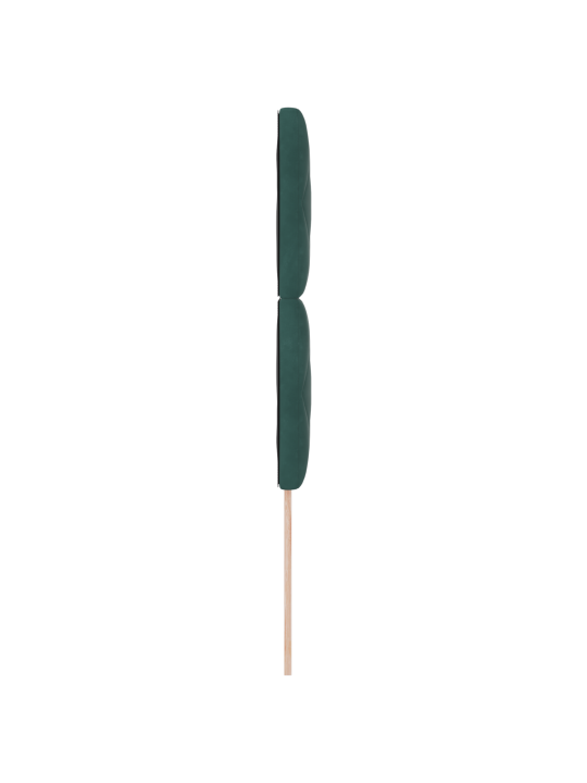 Čelo postele diamantové bloky tmavě zelené 90 cm sametové