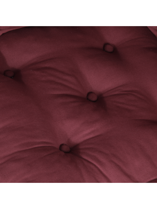 Modulární poufy 2 ks maroon textilie