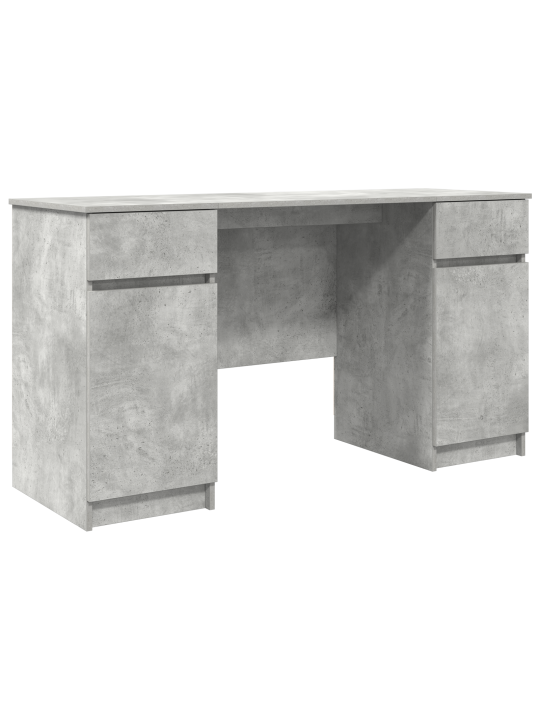 Stůl betonově šedý 140x49x76 cm kompozitní dřevo