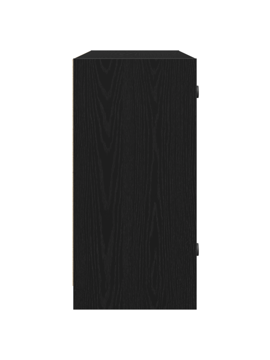 Komoda černý dub 102x37x75,5 cm dřevěný materiál