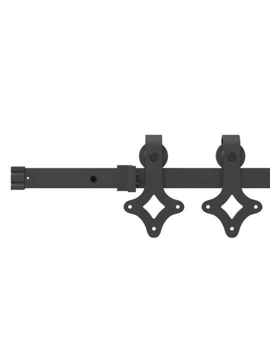 Posuvné dveře s hardware sadou 'orkdal'masivní dřevo a sklo, vnitřní dveře se sklem 'orkdal'78x232x4 cm masivní borové dřevo