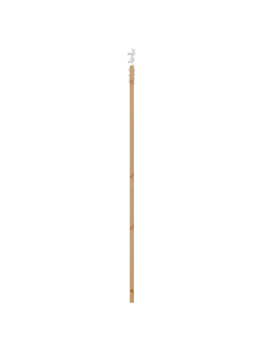 Posuvné dveře se sadou hardwaru 83x211 cm z masivního borového dřeva, interiérové dveře se sklem 'orkdal'83x211x4 cm z masivního borového dřeva