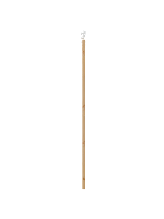 Posuvné dveře s hardwarem 93x232 cm masivní borové dřevo, vnitřní dveře se sklem 'orkdal'93x232x4 cm masivní borové dřevo