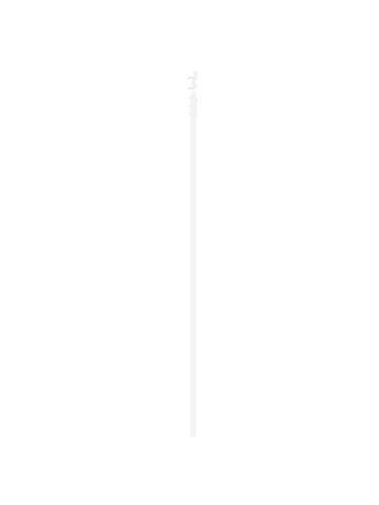 Sada posuvných dveří s hardwarem bílá 93x232 cm masivní dřevo borové, interiérové dveře se sklem 'orkdal'bílá 93x232x4 cm
