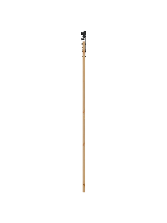 Sada posuvných dveří s hardwarem 83x211 cm masivní dřevo borové, interiérové dveře s sklem 'orkdal'83x211x4 cm masivní dřevo borové