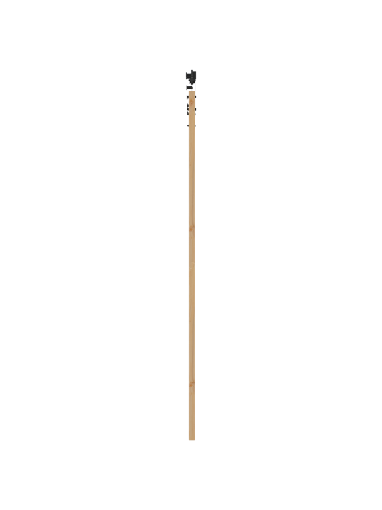 Posuvné dveře se sadou kování 93x232 cm z masivního borového dřeva, interiérové dveře se sklem 'orkdal'93x232x4 cm z masivního borového dřeva