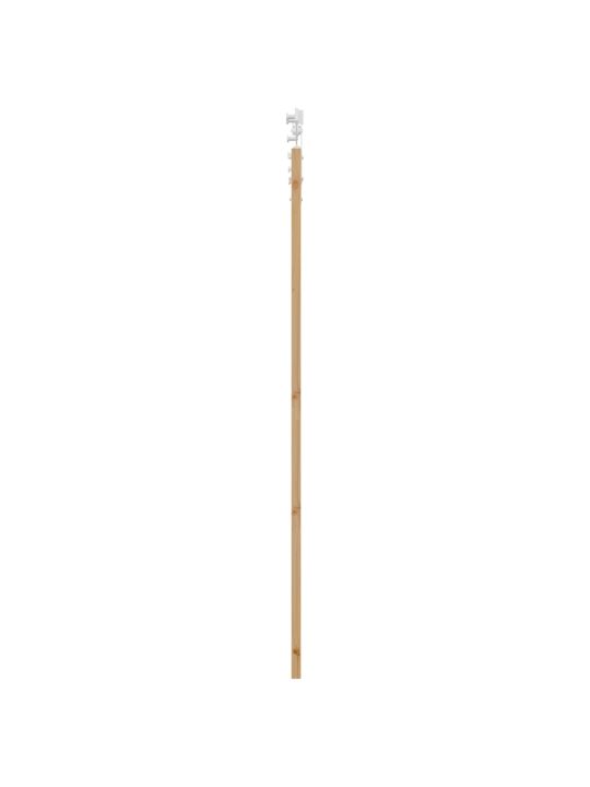 Posuvný dveře se sadou kování 73.5x211 cm z masivního borovýho dřeva