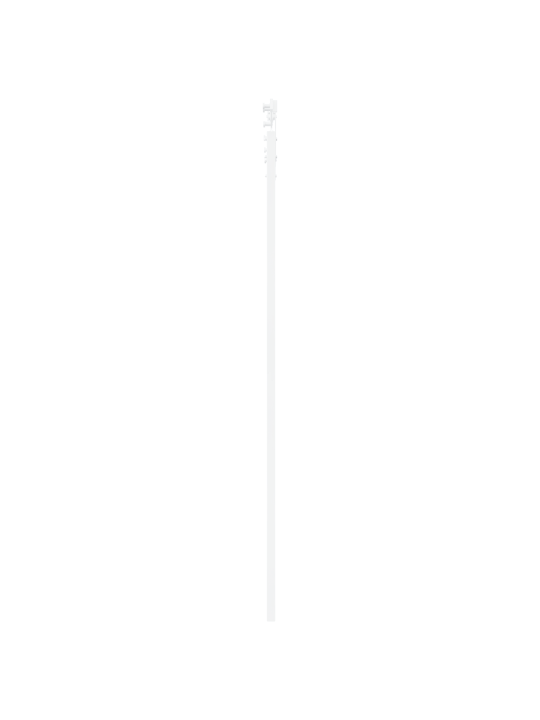 Posuvný dveře se sadou hardwaru bílá 78x232 cm masivní dřevo borovice, interiérový dveře s sklem 'orkdal'bílá 78x232x4 cm