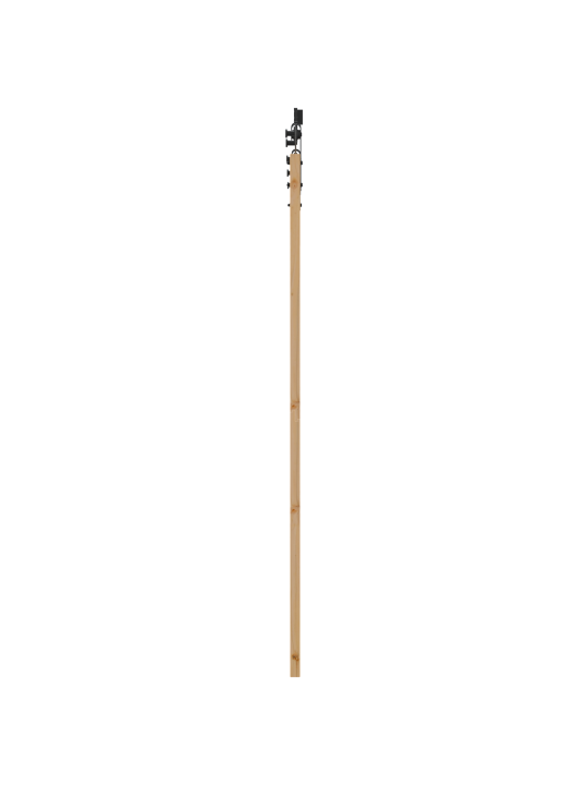 Posuvné dveře se sadou hardwaru 73.5x198.5 cm masivní dřevo borovice, interiérové dveře se sklem 'orkdal'73.5x198.5x4 cm masivní dřevo borovice