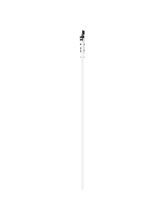 Posuvné dveře s hardwarovou sadou bílá 86x211 cm masivní dřevo borovice, interiérové dveře s sklem 'orkdal'bílá 86x211x4 cm