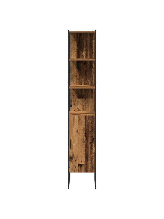 Sada koupelnového nábytku 4 ks staré dřevo engineered wood