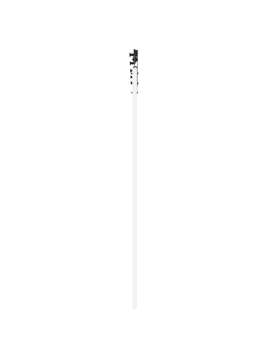 Posuvné dveře s hardwarovou sadou bílá 73.5x198.5 cm masivní dřevo borovice, vnitřní dveře 'orkdal'bílá 73.5x198.5x4 cm masivní dřevo borovice