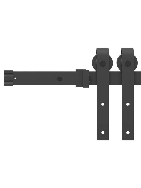 Posuvné dveře s hardwarem 78x211 cm masivní borovicové dřevo