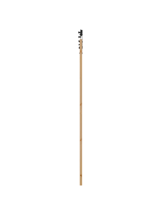 Sklidovací dveře s kovaním 83x232 cm z masivního borového dřeva, vnitřní dveře 'orkdal'83x232x4 cm z masivního borového dřeva