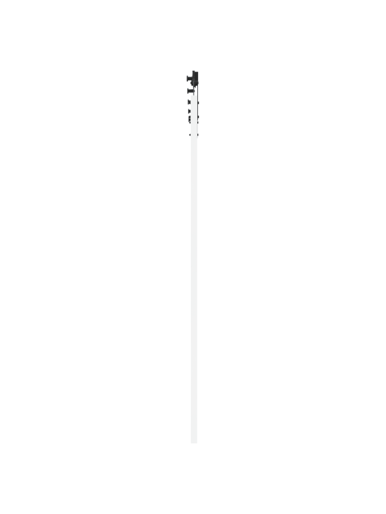 Skládací dveře s hardwarem bílá 93x202 cm masivní borové dřevo, vnitřní dveře “orkdal” bílá 93x202x4 cm masivní borové dřevo