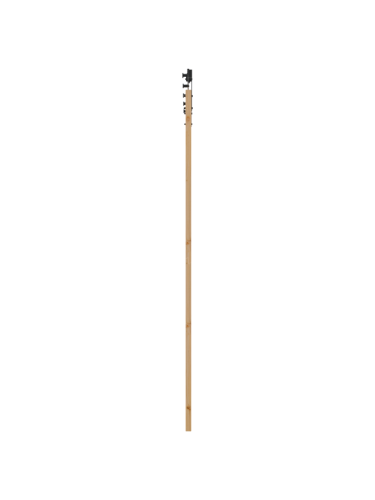 Posuvné dveře se sadou kování 93x232 cm masivní borovice