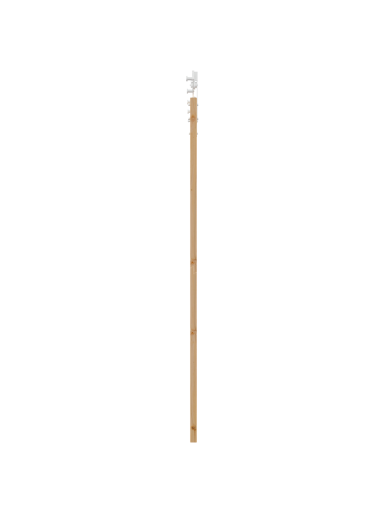 Posuvné dveře se sadou hardwaru 78x202 cm z masivního borového dřeva, interiérové dveře 'orkdal'78x202x4 cm z masivního borového dřeva