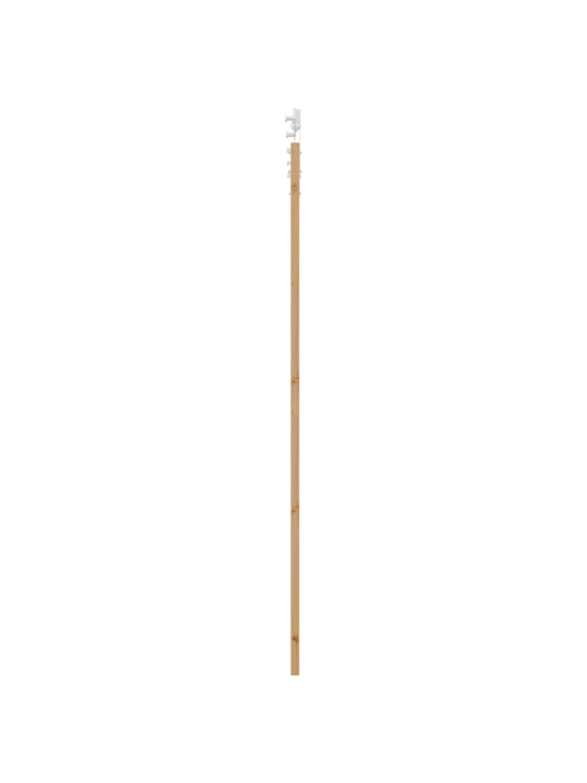 Posuvné dveře s hardwarovou sadou 83x232 cm masivní dřevěné borové