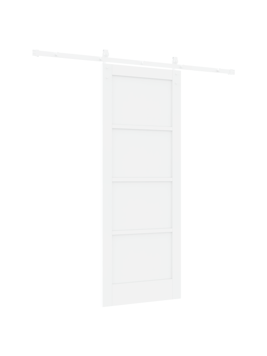 Vidaxl posuvné dveře s hardwarem bílá 78x202 cm masivní dřevo borovice, vidaxl interiérové dveře 'orkdal'bílá 78x202x4 cm masivní dřevo borovice