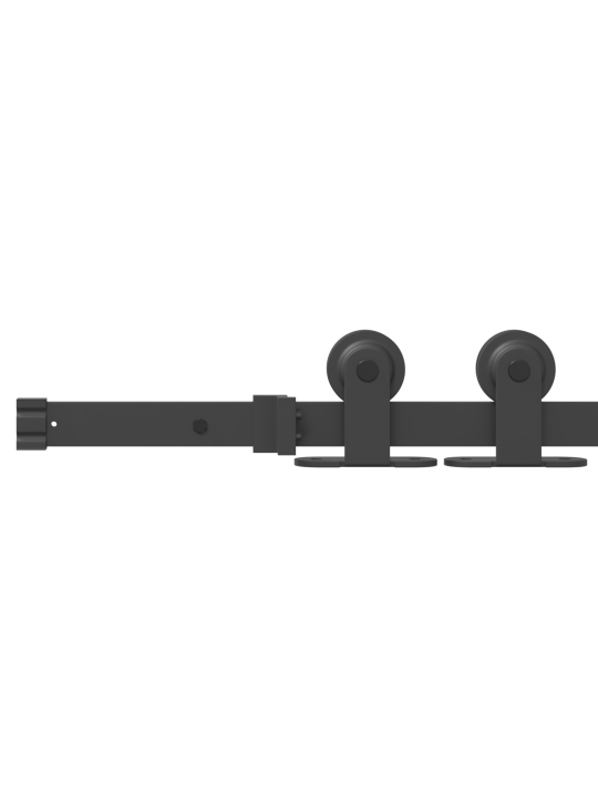 Posuvné dveře se sadou hardware 73.5 x 211 cm solidní dřevo borové, vnitřní dveře 'orkdal'73.5 x 211 x 4 cm solidní dřevo borové