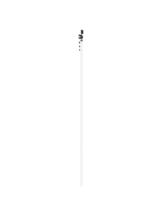 Posuvné dveře se sadou hardware bílá 73,5x211 cm masivní dřevo borovice, vnitřní dveře 'orkdal'bílá 73,5x211x4 cm masivní dřevo borovice
