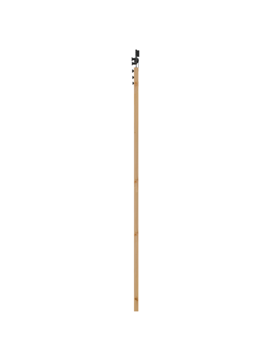Posuvné dveře se sadou kování 86x211 cm z masivního borového dřeva, interiérové dveře 'orkdal'86x211x4 cm z masivního borového dřeva